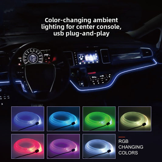 AmbientDrive Car Dashboard Multicolor Rhythm Atmosphere Light Strip