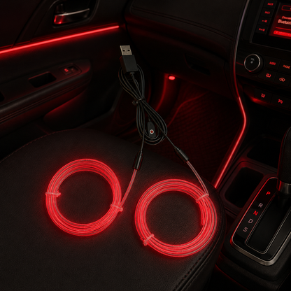 AmbientDrive Car Dashboard Multicolor Rhythm Atmosphere Light Strip
