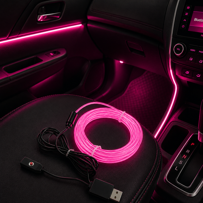 AmbientDrive Car Dashboard Multicolor Rhythm Atmosphere Light Strip